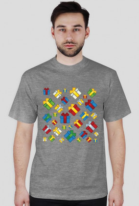 Pixel art – prezenty świąteczne t-shirt