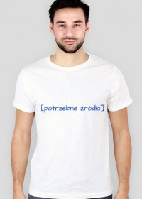 T-shirt męski „Potrzebne źródło”