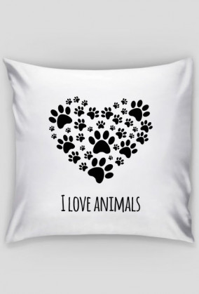 I Love Animals - Poduszka