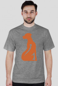 Siedzący Rhodesian Ridgeback koszulka T-shirt