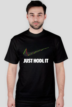 Just HODL it koszulka czarna