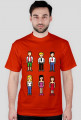 Pixel art – pikselowane ludziki t-shirt (różne kolory)
