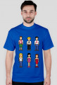 Pixel art – pikselowane ludziki t-shirt (różne kolory)