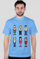 Pixel art – pikselowane ludziki t-shirt (różne kolory)