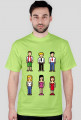 Pixel art – pikselowane ludziki t-shirt (różne kolory)
