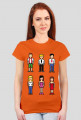 Pixel art – pikselowane ludziki t-shirt (różne kolory)