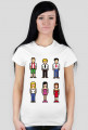 Pixel art – pikselowane ludziki t-shirt (różne kolory)