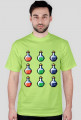 Pixel art – magiczne fiolki, t-shirt