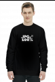 Bluza - JPG na 100% - szacunek ludzi grafiki  - koszulki informatyczne, koszulki dla programisty i informatyka