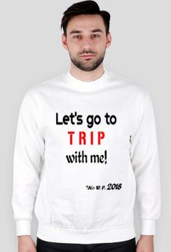 Bluza męska "TRIP", biała