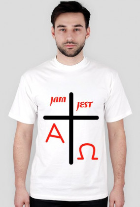 Alfa i Omega, koszulka męska