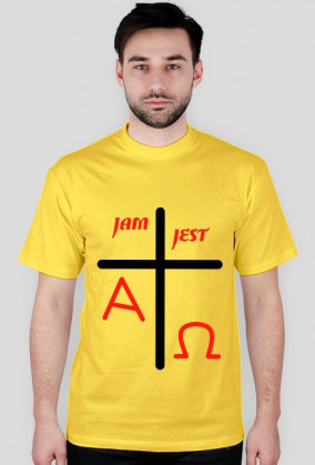 Alfa i Omega, koszulka męska