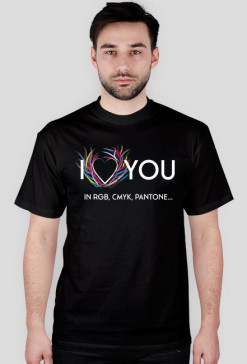 I LOVE YOU  IN RGB, CMYK, PANTONE_WHITE
