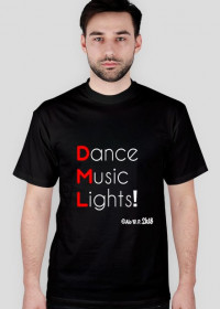Koszulka męska "Dance...", czarna