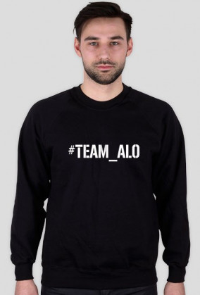 Bluza męska "#TEAM_ALO", czarna