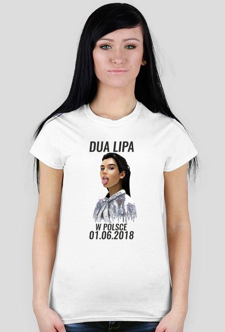 Dua Lipa w Polsce - Koszulka Damska