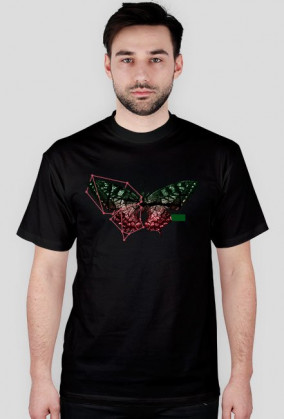 Construct T-shirt Koszulka męska Zwierzęta Motyl