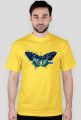 Construct T-shirt Koszulka męska Zwierzęta Motyl Blue