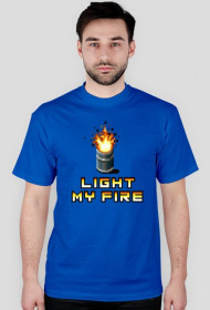 Pixel art – light my fire, t-shirt