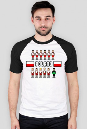 Pixel art – polska reprezentacja – koszulka kibica