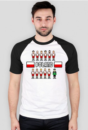 Pixel art – polska reprezentacja – koszulka kibica