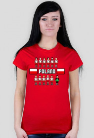 Pixel art – polska reprezentacja – koszulka kibicki