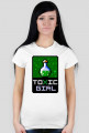Pixel art – toxic girl – koszulka dla dziewczyny z charakterem