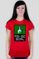 Pixel art – toxic girl – koszulka dla dziewczyny z charakterem