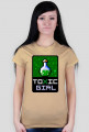 Pixel art – toxic girl – koszulka dla dziewczyny z charakterem