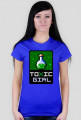 Pixel art – toxic girl – koszulka dla dziewczyny z charakterem