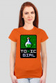 Pixel art – toxic girl – koszulka dla dziewczyny z charakterem