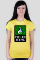 Pixel art – toxic girl – koszulka dla dziewczyny z charakterem