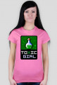 Pixel art – toxic girl – koszulka dla dziewczyny z charakterem