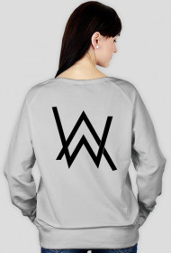 AW Grey girl crewneck