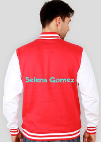bluza-bejsbolówka z napisem,,Selena Gomez''