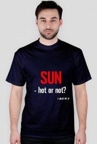 Koszulka męska "SUN", granatowa