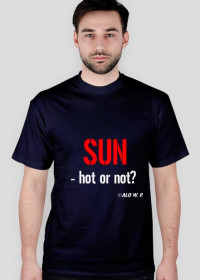 Koszulka męska "SUN", granatowa