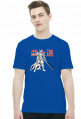 Koszulka z samurajem - Prezent dla otaku (Męska Jasna)