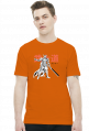 Koszulka z samurajem - Prezent dla otaku (Męska Jasna)