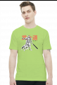 Koszulka z samurajem - Prezent dla otaku (Męska Jasna)