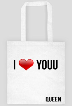 Torebka ,,i ❤ youu"