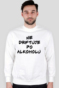 bluza biała z napisem