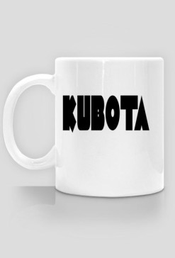 kubek z napisem