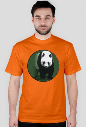 "Panda" T-Shirt Orange