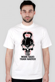 Koszulka WORK HARD - White Raven Style
