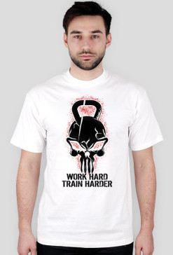 Koszulka WORK HARD - White Raven Style
