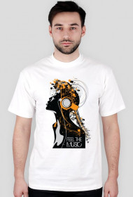 Koszulka FEEL THE MUSIC - White Raven Style