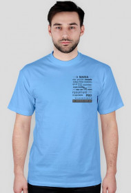 T-shirt męski niebieski Latin