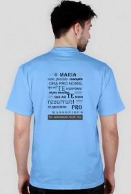 T-shirt męski niebieski Latin