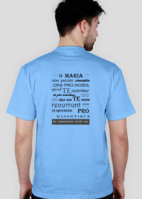 T-shirt męski niebieski Latin